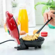 Mini Waffle Maker Non Stick Baking Pan Pancake Heating Breakfast Machine DF