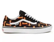 VANS Skate Old Skool x Thrasher Low Top All Over Logo VN0005W0BML MENS SIZE 9.5
