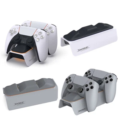 Gamepad Dual Grips Charger Charging Dock Bracket for PS5 Wireless Controllers