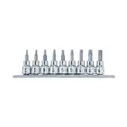 SP Tools 9Pcs 3/8" Drive Socket Rail Set - Torx Long 48mm Chrome Vanadium Steel