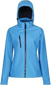 [REGATTA] Womens/Ladies Venturer 3 Layer Membrane Soft Shell Jacket, French Blue/Navy, 12 US