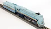Broadway Limited 7351 HO ATSF Blue Goose, #3460, As-Delivered with Sound & DCC