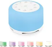 Homedics SoundSleep Aura, Sound Machine for Better Sleep, 7-Color Mood-Enhancing Light, 28 Soothing Sounds, Bluetooth Compatible, Meditation & Mindfulness Aid, Portable