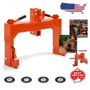 Quick-Connect 3 Point Hitch Adapter for Tractors with 3000 lbs Lifting Power