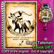 Antique Book Astrology Occult Magic Esoteric Numerology Kabbalistic Sagittarius