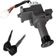 Ignition Barrel Key Switch for Suzuki HJ125T-7 AN125 an 125 125cc Scooter Spare Parts Motorcycle Ignition Switch Fuel Lock Set Motor Ignition Key Switches(Separate)