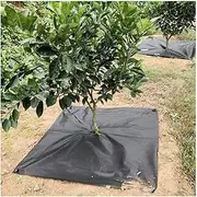 10PCS Ground Cover 1.2m×1.2m, for Flowers and Plants Protection Covers Non-Woven Orchard Grass Cloth