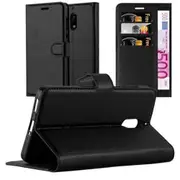 Nokia 6 2017 Case - Protective Case with Card Slots and Stand Function PHANTOM BLACK