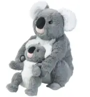 IKEA Koala Stuffed Animal Mom & Baby Soft Toy SÖTASTSoft Toy Set of 2