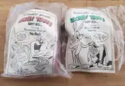 1991 Looney Tunes McDonald's Happy Meal Toys - Super Bugs & Taz Flash Superhero