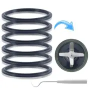 Pack of 6 Replacement Parts Gaskets with Lip Compatible with 900w NutriBullet...