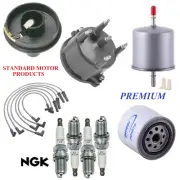 Tune Up Kit Filters Cap Wire Plugs For FORD THUNDERBIRD L4 2.3L; w/o EEC IV 1985