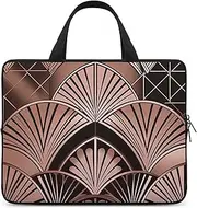 Laptop Case Sleeve Shockproof Computer Carrying Bag Art Deco Pattern Laptop Bag Tote Lightweight Notebook Case Cover Traveling Briefcase Handle Bags for Travel Business 17inch, Art Deco Pattern