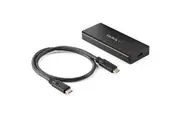 StarTech.com USB-C 10Gbps M.2 NVMe PCIe SSD Enclosure - 1GB/s Rugged Aluminum M.2 PCI Express M-Key Case IP67 Rated - Mac/PC - U