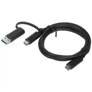 Lenovo 4X90U90618 USB-C to USB-A Cable - 1m Hybrid [4X90U90618]