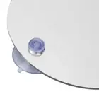 Fogless Shower Mirror Round Shape Anti Fog Wall Hanging Bathroom Shaving Mir FFG