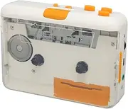 USB Cassette to MP3 Converter, USB Cassette Player with Tape Converter Software, Cassette Tape Converter with Headphones and USB Cable for iPod PC