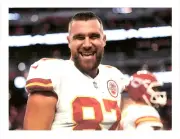 0163 R Travis Kelce-Smiling -8.5x11 Laminated Art Print