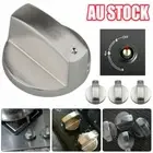 2/4x Home Kitchen Gas Stove Knobs Cooker Oven Cooktop Metal Switch Control Alloy
