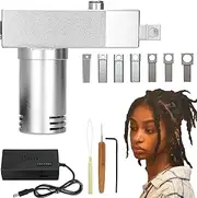 Dreadlocks Maker Machine, Electric Dreadlocks Machine with 7 Head, Handheld Dreadlock Crochet Braiding Making Machine, DIY Hair Braiding Machine, Barbershops Locs Maker