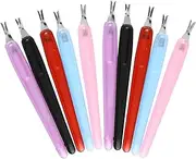 HAPINARY 50pcs Cuticle Forks Nail Art Tool Kit Dead Skin Trimmers Trimmers Nail Art Tools for Home Use