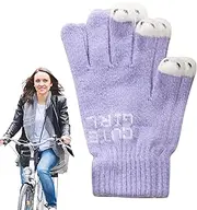 [Generic] Gloves Touchscreen - Warm Elastic Running Gloves - Anti Slip Hand Warming Gloves, Cold Weather Gear for Hiking Driving Cycling