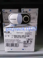 1 PCS NEW EATON Two-bit pushbutton switch M22-DDL-WS-X1/X0#C