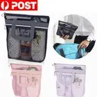 AU 2024 Portable Mesh Shower Caddy Organizer Bag Quick Dry Basket Travel Tote