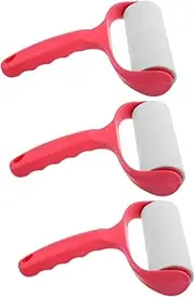 FOMIYES 3Pcs Nail Cleaning Tools Lint Roller Brush for Gel Nail Polish Remover Nail Stamping Tool Manicure Accessories for Professional and Home Use Easy Handling and High