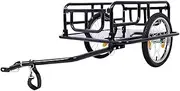 Bike Cargo Trailer,Bicycle Cargo Trailer,Foldable Bike Luggage Wagon,Bicycle Trailer,Maximum Load Capacity 60kg,for Camping