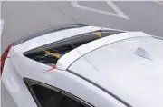 For Honda Civic Sedan 2016-21 White Sport-Style Rear Trunk Spoiler Wing Flap Bar (for: Honda)
