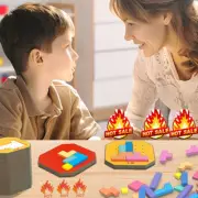 128Pcs Colorful Block Jigsaw Puzzle Game, 3D Block Tangram Toy Puzzle Block ZV