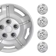 15" Hubcaps Wheel Covers for Dodge Silver Gray
