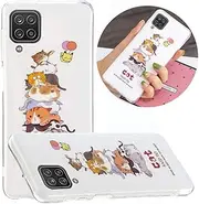 Case for Samsung Galaxy A12, Beautiful Luminous Fluorescent Glow Ultra Thin Soft TPU Gel Silicone Protective Back Cover for Samsung Galaxy A12 (XSK-20)