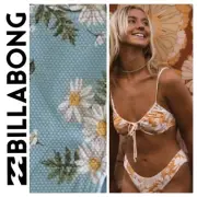 BNWT BILLABONG SUMMER FIELD ELLA BRA & BONDI SET (MED/10) $119.99 (BLUE FLORAL)