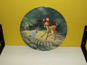 (4) 1991-92 BRADFORD EXCHANGE KNOWLES WALT DISNEY BAMBI DECORATIVE PLATES