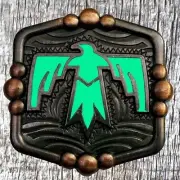 American Southwest Thunderbird 2 Inch Concho CON304-C-AQTQ