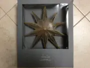 POTTERY BARN KIDS LIGHT UP STAR TREE TOPPER NEW SILVER