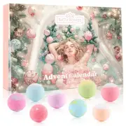 Bath Bomb Advent Calendar for Women - Lush Bath Bombs Gift Set for 24 Days Ch...