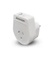 Outbound UK & Hong Kong Travel Adaptor w/ USB A & USB C Charge Ports