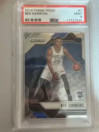 在飛比找Yahoo!奇摩拍賣優惠-PSA 9 Ben Simmons 2016-17 Pani