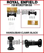 Royal Enfield ''HANDLEBAR CLAMP'' BLACK For Interceptor 650