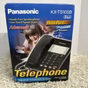 NEW Sealed Panasonic KX-TS105B Advanced Integrated Telephone System w/ Speaker