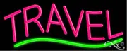 BRAND NEW "TRAVEL" 32x13 W/UNDERLINE REAL NEON SIGN w/CUSTOM OPTIONS 10138