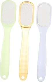 3Pcs Handheld Foot File Dual Sided Exfoliator for Smooth Feet Ergonomic Foot Care Rasp Tool for Callus Removal Convenient Pedicure for Home Use