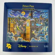 Peter Pan Learning to Fly - Disney Dowdle 500 Piece Jigsaw Puzzle Made in US