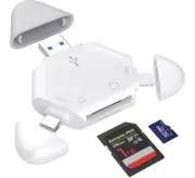 Lector de tarjetas SD, lector de tarjetas de memoria para iPhone USB C a...