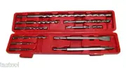 11 PC DRILL BITS SDS PLUS CONCRETE MASONRY ROTARY HAMMER TOOLS HOTECHE