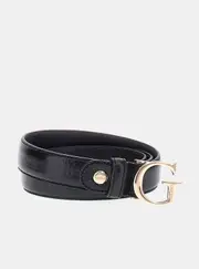 GUESS Black G Logo Belt Size: Small, Faux Leather