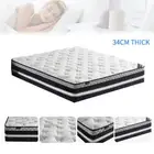 White Memory Foam Mattress Sprung Matress 3FT Single - 91cm x 190cm x 34cm /23kg